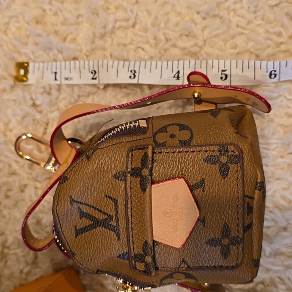louis vuitton backpack keychain LV Mini Backpack Keychain/Bag Charm Pouch